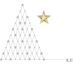 STAR CURTAIN Ljusnät 55L 1,2m Transparent