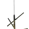STECCO Taklampa LED 60cm Svart Dimbar