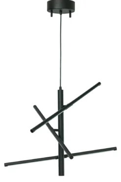 STECCO Taklampa LED 60cm Svart Dimbar