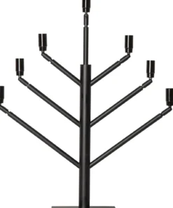 Stockholm Ljusstake 7L 65cm Svart