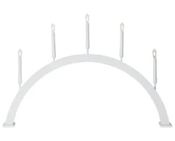 STORM BÅGE Träljusstake 89cm Vit