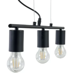 STRICT Taklampa Rak 64cm Svart