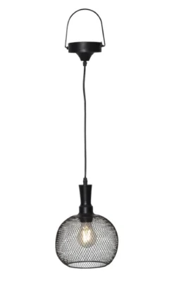 SUNLIGHT Solcellsdekoration 24cm Svart IP44