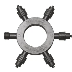 SYSTEM EXPO Förgrening 5st 20cm IP44 Svart