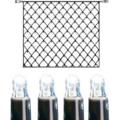 SYSTEM LED EXTRA Ljusnät 3m 192LED Kallvit/Svart IP44