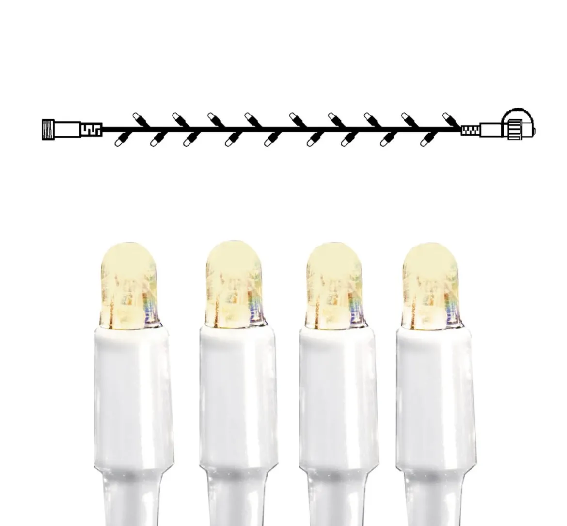 SYSTEM LED EXTRA Ljusslinga 5m 50LED Varmvit/Vit IP44
