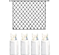 System LED Ljusnät Extra 3x3m Kallvit