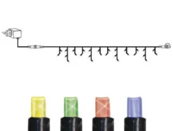 SYSTEM 24 Start Istappsslinga 3m 49LED IP44 Flerfärgad