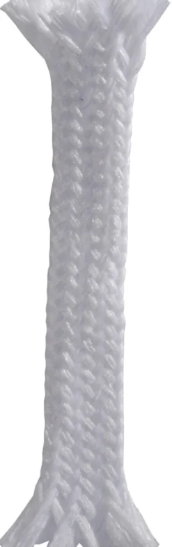 TEXTILKABEL 5 meter Vit