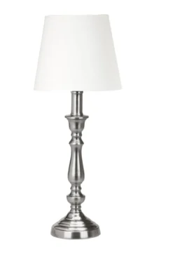 THERESE Lampfot 27cm Antiksilver