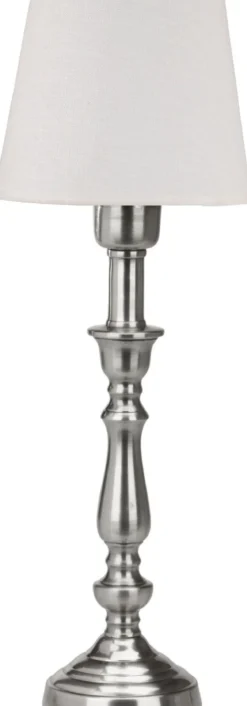 THERESE Lampfot 34cm Antiksilver