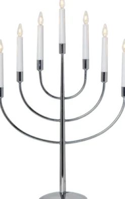 TITUS Metalljusstake 7L 59cm Krom
