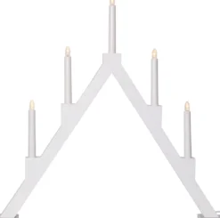 TORPA Träljusstake 57,5cm Vit