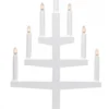 TRAPP Ljusstake 7L 54cm Vit