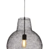 TRASSEL Taklampa Rund 45cm Svart
