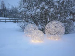 TRASSEL Utomhusdekoration 37,5cm 100LED IP44 Silver