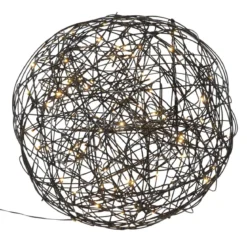 TRASSEL Utomhusdekoration 37,5cm 100LED IP44 Svart