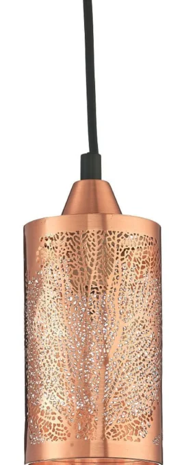 TREE Fönsterlampa 8cm Koppar