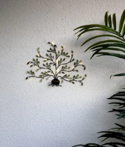 TREE OF LIFE Solcellsdekoration 46cm Grön