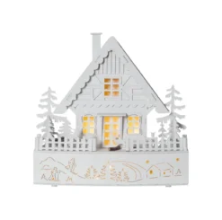 TRIER Ljusstake Lazercut 28cm Vit