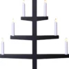 Tripp Ljusstake 7L 77cm Svart