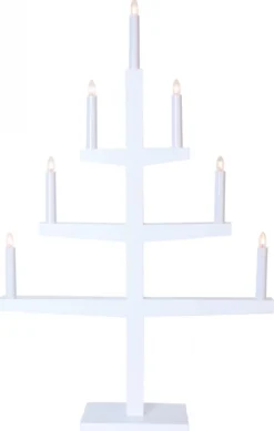 Tripp Ljusstake 7L 77cm Vit