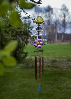 TURTLE Solcellsdekoration 104cm Flerfärgad