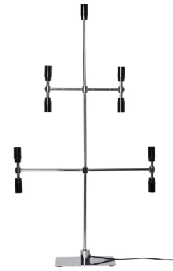 TWICE Ljusstake 9L 91cm Krom