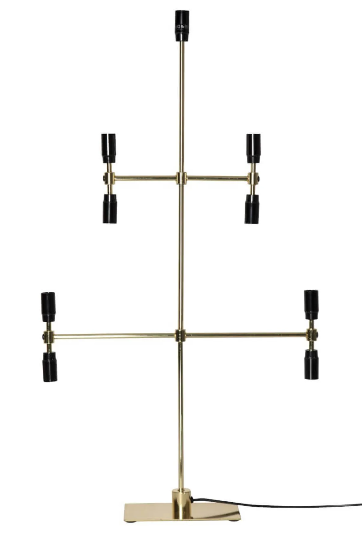 TWICE Ljusstake 9L 91cm Mässing