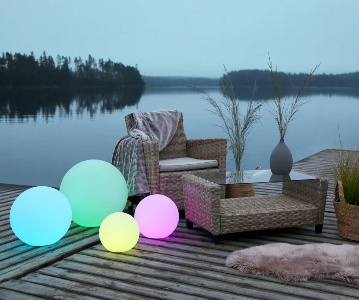 TWILIGHTS Utedekoration Boll 40cm Vit