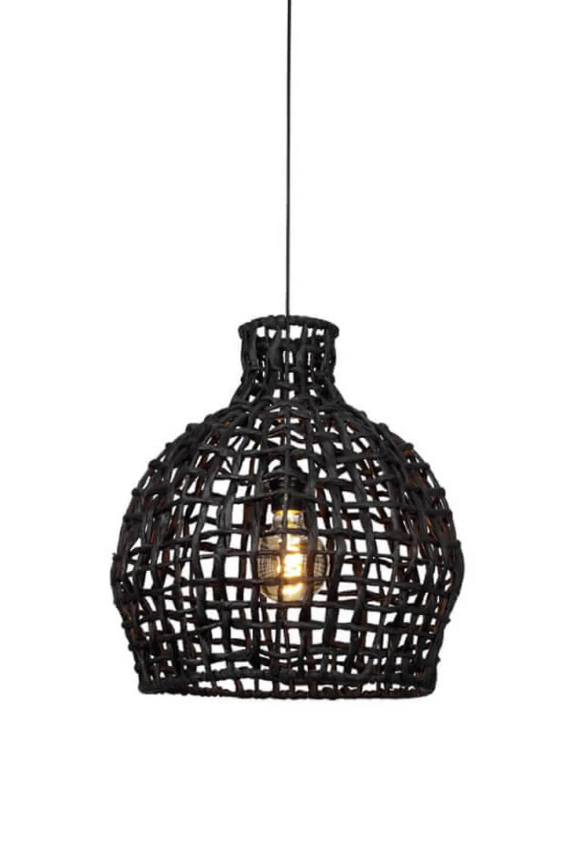 VATTENHYACINT Taklampskärm 43cm Svart