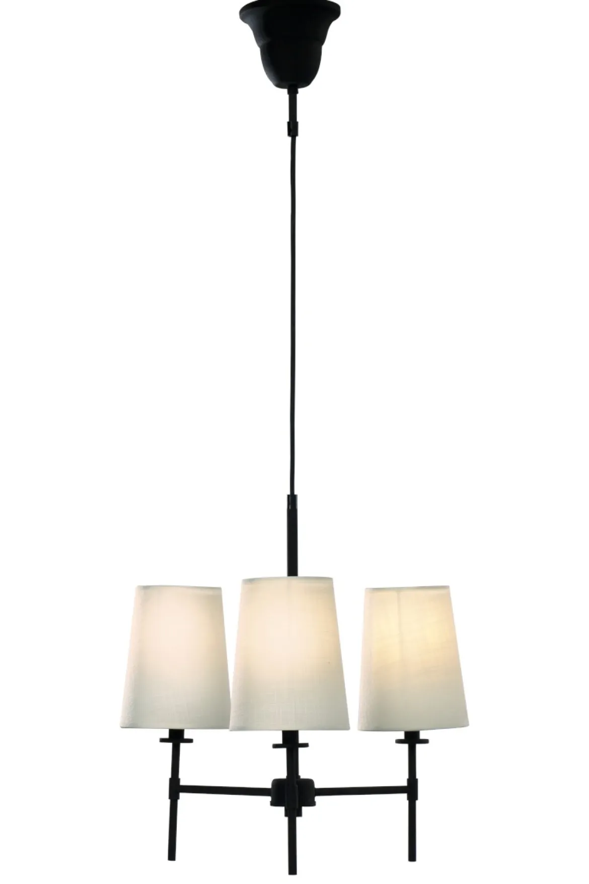 VERBIER Taklampa 3L 41cm Svart/Vit
