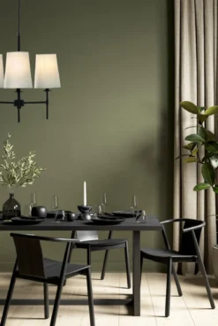 VERBIER Taklampa 3L 41cm Svart/Vit