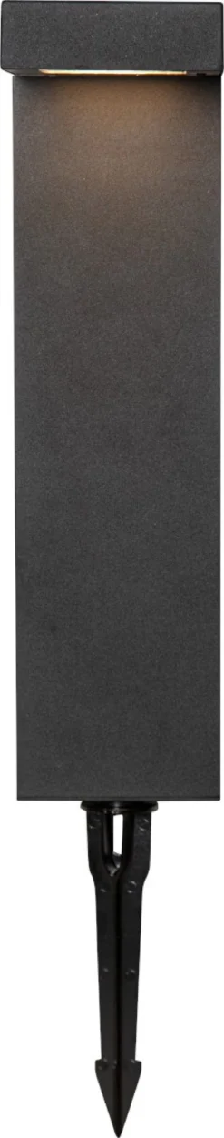 VICINI Solcells-pollare 38cm Svart