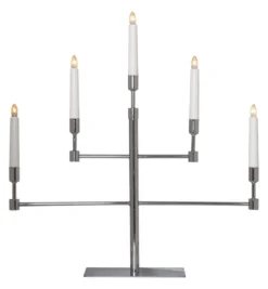 VIDE Ljusstake 5L 53cm Krom