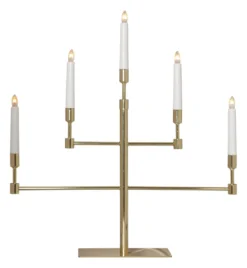 VIDE Ljusstake 5L 53cm Mässing