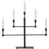 VIDE Ljusstake 5L 53cm Svart