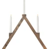 VIKA Ljusstake Batteri 64cm LED Brun