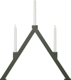 VIKA Ljusstake Batteri 64cm LED Grön