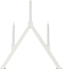VIKA Ljusstake Batteri 64cm LED Vit