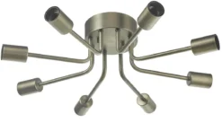 VINCENT Plafond 8L 60cm Antik Nickel