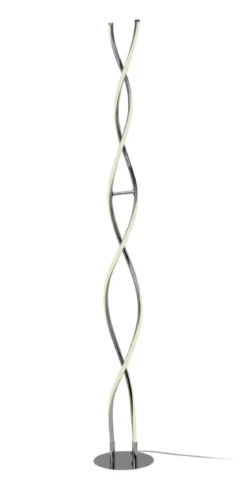 VINDLA LED Golvlampa 155cm Krom
