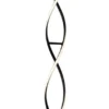 VINDLA LED Golvlampa 155cm Svart