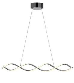 VINDLA LED Takpendel 87cm Krom