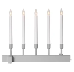 VIND Ljusstake 5L 40cm Beige
