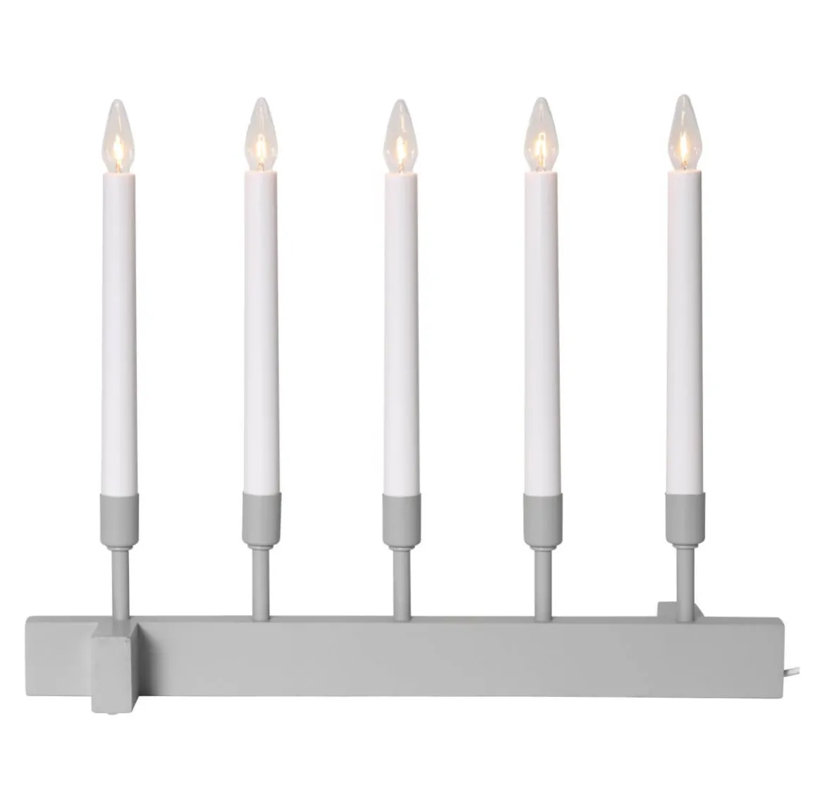 VIND Ljusstake 5L 40cm Beige