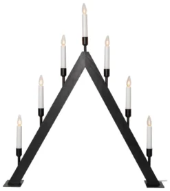 VIND Ljusstake 7L 63cm Svart