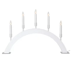 VIND Ljusstake 5L 57cm Vit