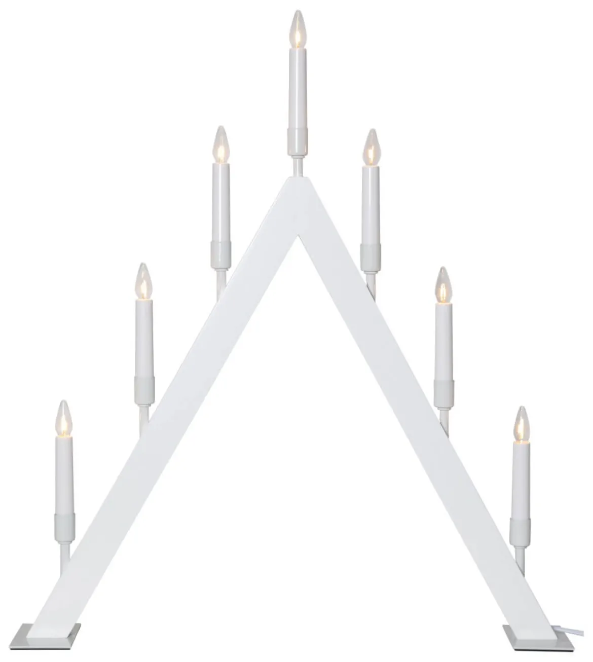 VIND Ljusstake 7L 63cm Vit