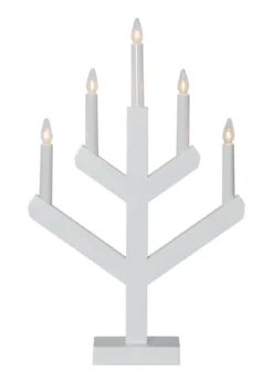 VINGA Ljusstake 5L 50cm Vit